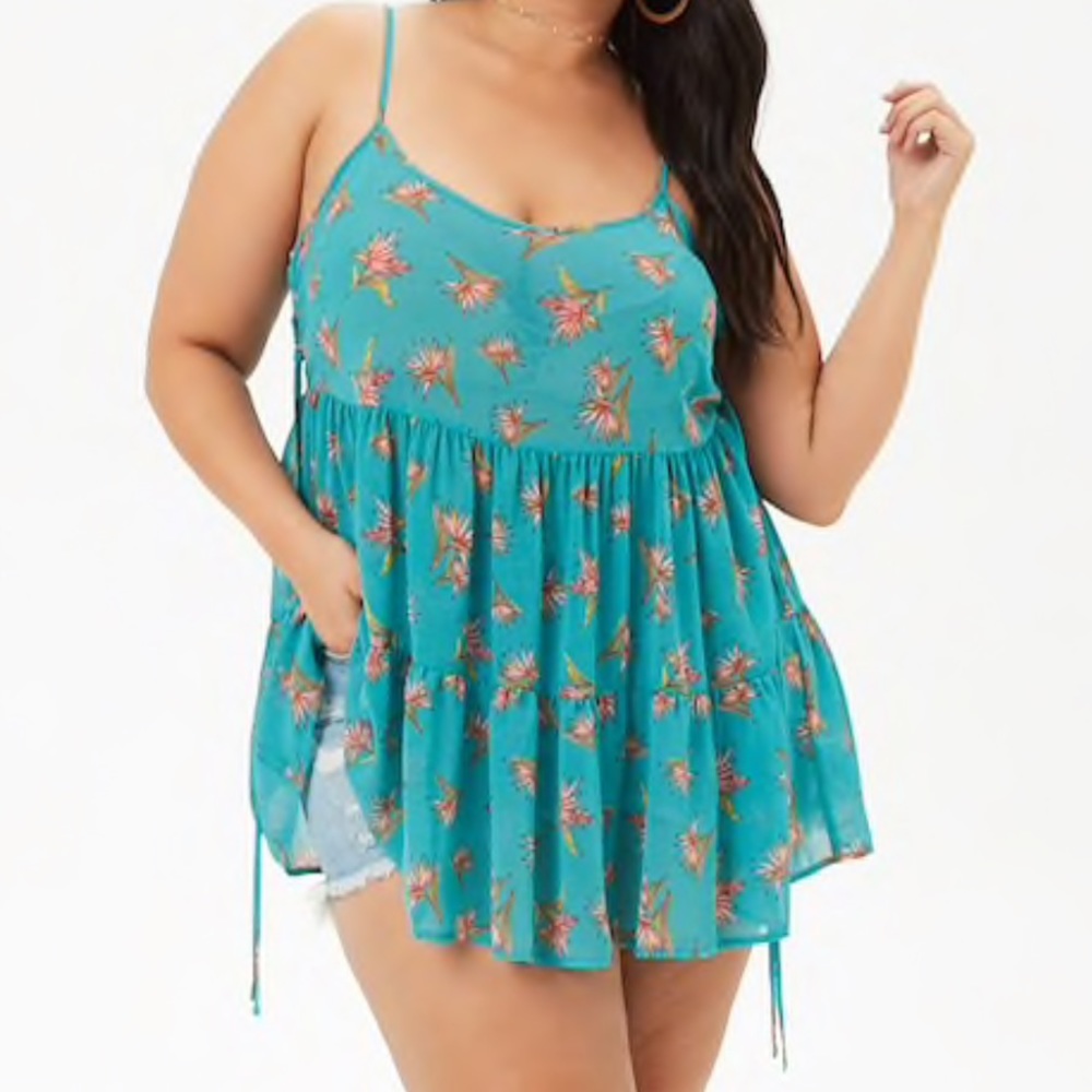 Woven chiffon top from Forever 21+